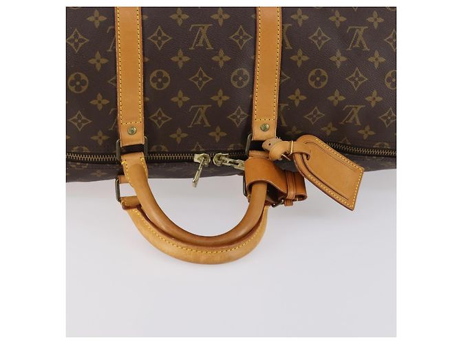LOUIS VUITTON Borsa Boston Monogram Keepall 55 M41424 LV Auth 143247 Monogramma - vista 7