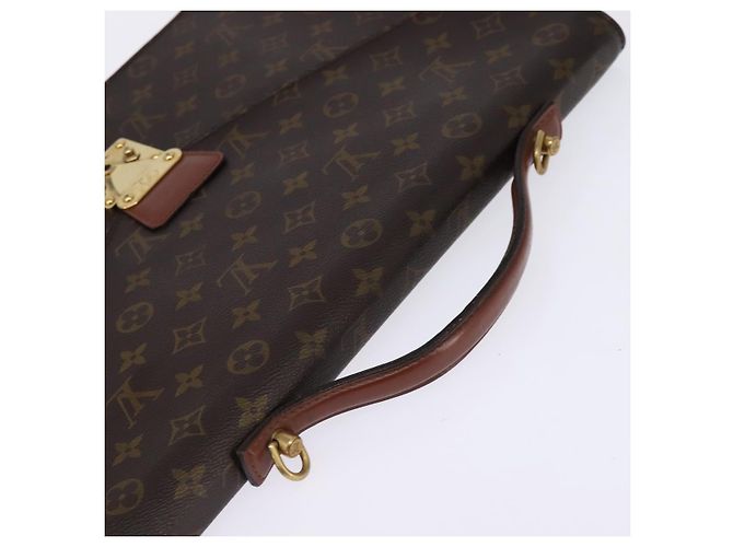 LOUIS VUITTON Borsa Porta Documenti a Tracolla Monogram M53338 Auth BA6351 Monogramma - vista 6