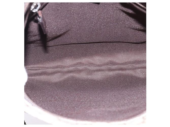 Borsa a spalla GG Supreme in PVC beige e argento di GUCCI 141626 Auth 144131 - vista 16