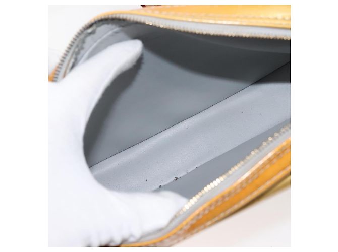 LOUIS VUITTON Marsupio Monogram Vernis Fulton Grigio M91041 LV Auth 142875 - vista 11