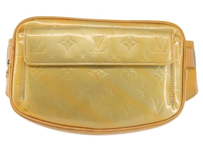 LOUIS VUITTON Marsupio Monogram Vernis Fulton Grigio M91041 LV Auth 142875 - vista 13
