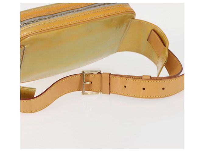 LOUIS VUITTON Marsupio Monogram Vernis Fulton Grigio M91041 LV Auth 142875 - vista 7