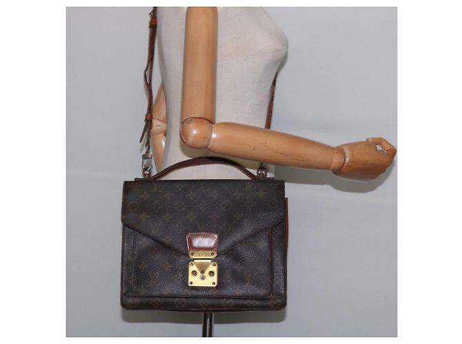LOUIS VUITTON Borsa a Mano Monceau 28 M51185 Auth LV 143458 Monogramma - vista 25