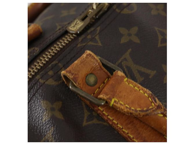 LOUIS VUITTON Monogram Keepall Bandouliere 50 Borsa a mano M41416 LV Auth 142778 Monogramma - vista 22