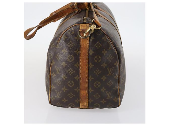 LOUIS VUITTON Monogram Keepall Bandouliere 50 Borsa a mano M41416 LV Auth 142778 Monogramma - vista 3