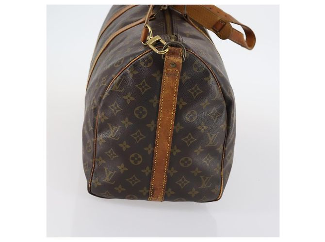LOUIS VUITTON Monogram Keepall Bandouliere 50 Borsa a mano M41416 LV Auth 142778 Monogramma - vista 4