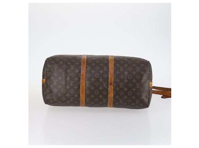 LOUIS VUITTON Monogram Keepall Bandouliere 50 Borsa a mano M41416 LV Auth 142778 Monogramma - vista 5