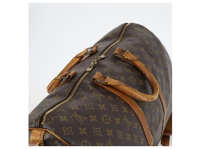 LOUIS VUITTON Monogram Keepall Bandouliere 50 Borsa a mano M41416 LV Auth 142778 Monogramma - vista 7
