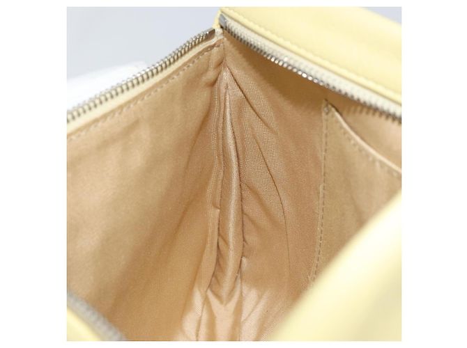 Borsa a mano in pelle Jimmy Choo Studs Clutch gialla argento Auth BA6189 Giallo - vista 11