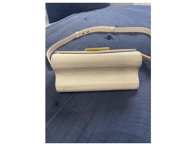 Louis Vuitton Twist Borsa in pelle beige - vista 5