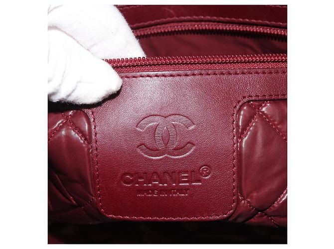 CHANEL Borsa Tote Cocoon Nylon Khaki Argento CC Auth 128925 Cachi - vista 18