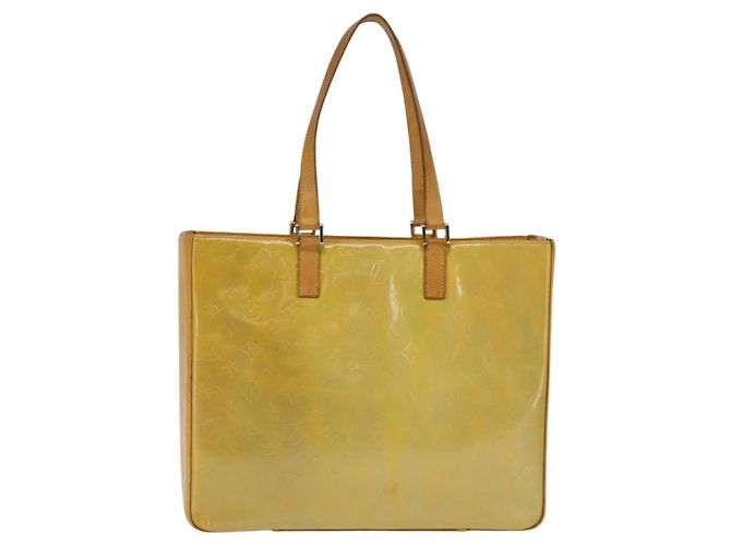 LOUIS VUITTON Borsa Tote Columbus Monogram Vernis Grigio M91028 LV Auth bs29674 - vista 13