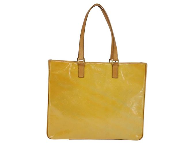LOUIS VUITTON Borsa Tote Columbus Monogram Vernis Grigio M91028 LV Auth bs29674 - vista 2