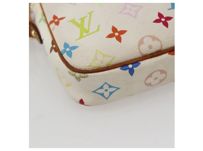 LOUIS VUITTON Monogram Multicolor Lift Schultertasche Weiß M40055 LV Auth 143960 - Ansicht 16