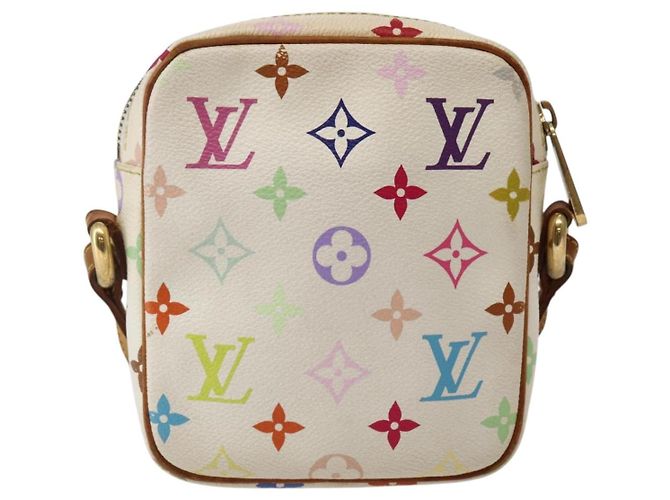 LOUIS VUITTON Monogram Multicolor Lift Schultertasche Weiß M40055 LV Auth 143960 - Ansicht 2