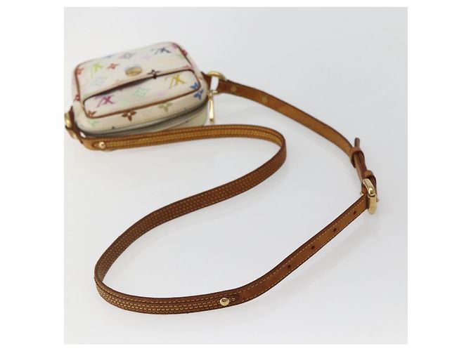 LOUIS VUITTON Monogram Multicolor Lift Schultertasche Weiß M40055 LV Auth 143960 - Ansicht 7