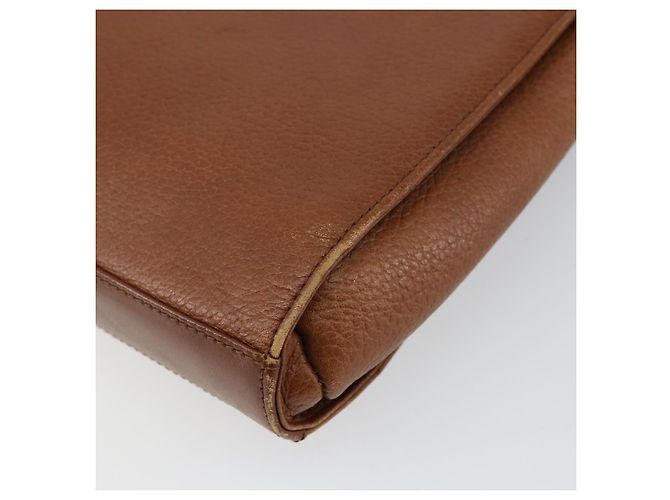 Autre Marque Borsa a Spalla Burberrys in Pelle Marrone Oro Auth BA6247 D'oro - vista 15