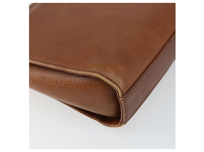 Autre Marque Borsa a Spalla Burberrys in Pelle Marrone Oro Auth BA6247 D'oro - vista 16