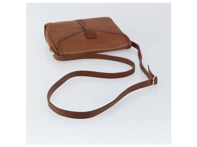 Autre Marque Borsa a Spalla Burberrys in Pelle Marrone Oro Auth BA6247 D'oro - vista 7