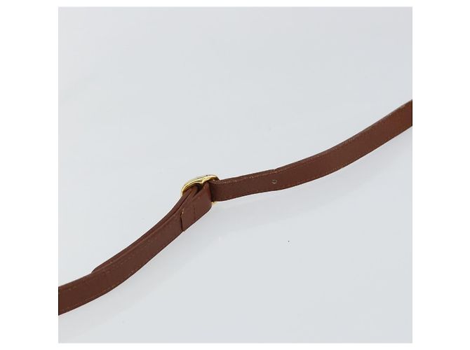 Autre Marque Borsa a Spalla Burberrys in Pelle Marrone Oro Auth BA6247 D'oro - vista 8