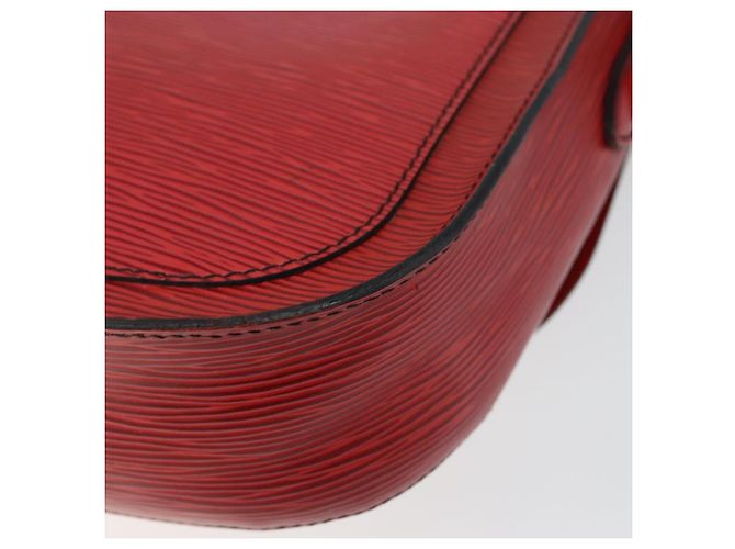 LOUIS VUITTON Borsa a Spalla Epi Saint Cloud GM Rossa M52197 LV Auth BA6120 Rosso - vista 16