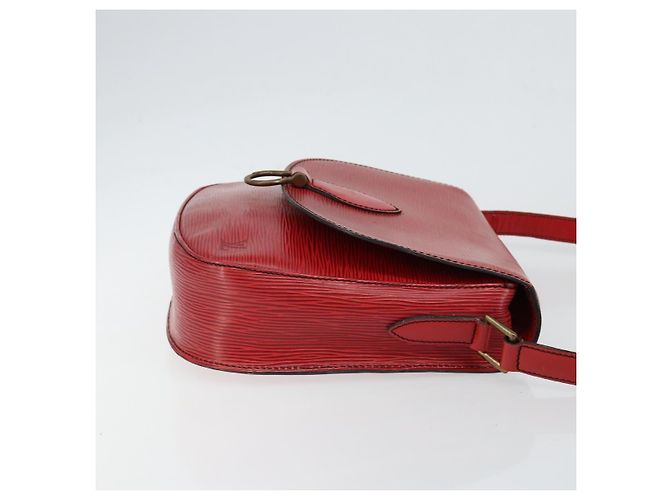 LOUIS VUITTON Borsa a Spalla Epi Saint Cloud GM Rossa M52197 LV Auth BA6120 Rosso - vista 3