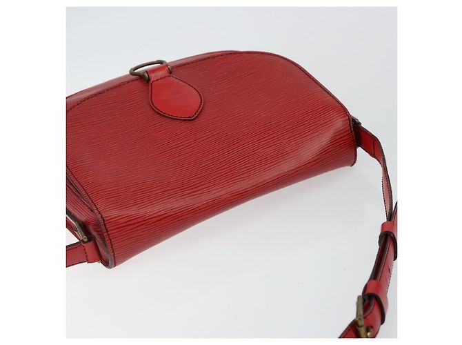 LOUIS VUITTON Borsa a Spalla Epi Saint Cloud GM Rossa M52197 LV Auth BA6120 Rosso - vista 6