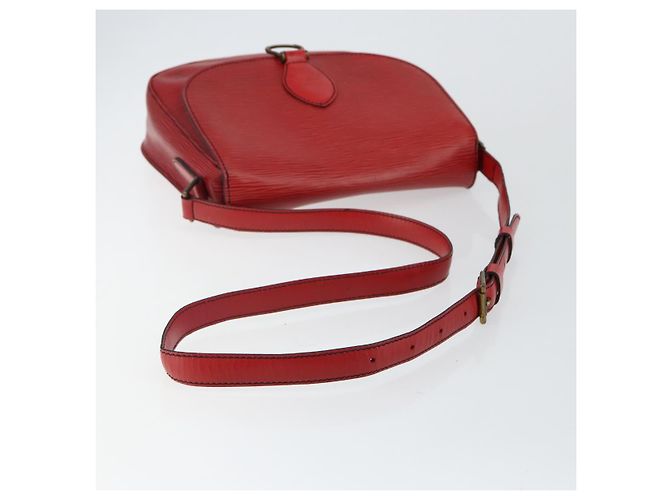 LOUIS VUITTON Borsa a Spalla Epi Saint Cloud GM Rossa M52197 LV Auth BA6120 Rosso - vista 7