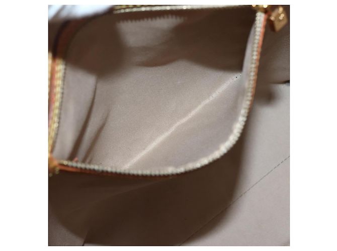 LOUIS VUITTON Borsa a Mano Monogram Vernis Reade MM Beige M91141 LV Auth 143950 - vista 20