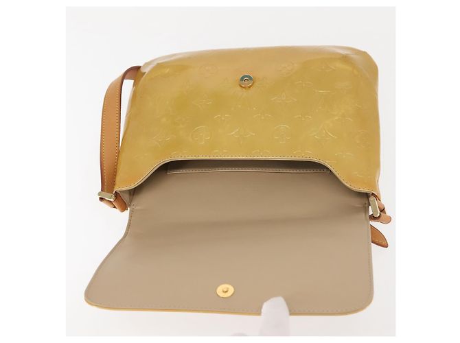 LOUIS VUITTON Borsa Thompson Street Monogram Vernis Beige M91301 LV Auth 142494 - vista 10