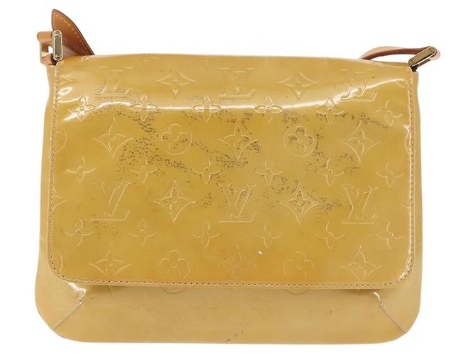 LOUIS VUITTON Borsa Thompson Street Monogram Vernis Beige M91301 LV Auth 142494 - vista 13