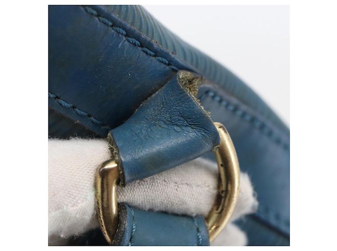 Noe LOUIS VUITTON Borsa a Spalla Petit Noé Epi Blu M44105 LV Auth BA6420 - vista 12