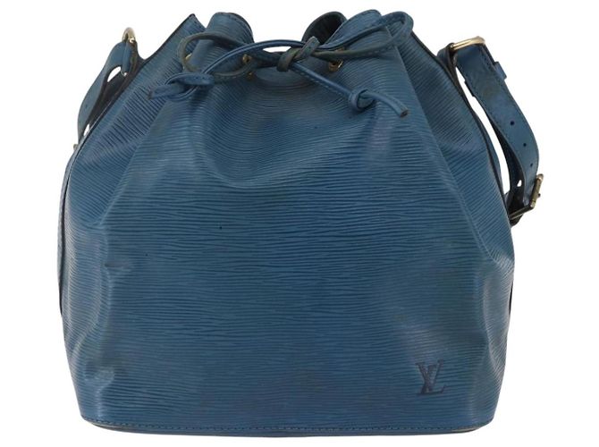 Noe LOUIS VUITTON Borsa a Spalla Petit Noé Epi Blu M44105 LV Auth BA6420 - vista 13