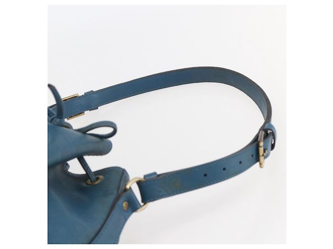 Noe LOUIS VUITTON Borsa a Spalla Petit Noé Epi Blu M44105 LV Auth BA6420 - vista 14