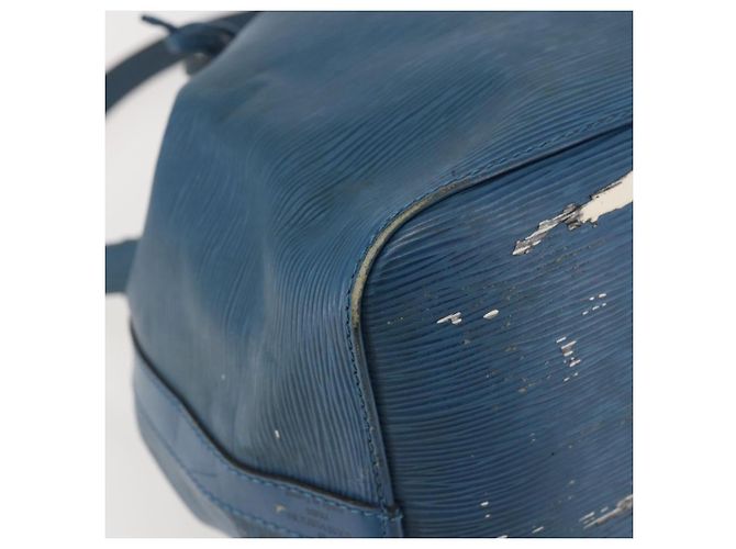 Noe LOUIS VUITTON Borsa a Spalla Petit Noé Epi Blu M44105 LV Auth BA6420 - vista 16