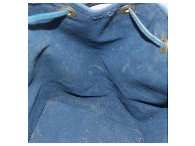 Noe LOUIS VUITTON Borsa a Spalla Petit Noé Epi Blu M44105 LV Auth BA6420 - vista 19