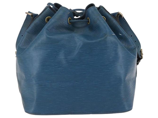 Noe LOUIS VUITTON Borsa a Spalla Petit Noé Epi Blu M44105 LV Auth BA6420 - vista 2
