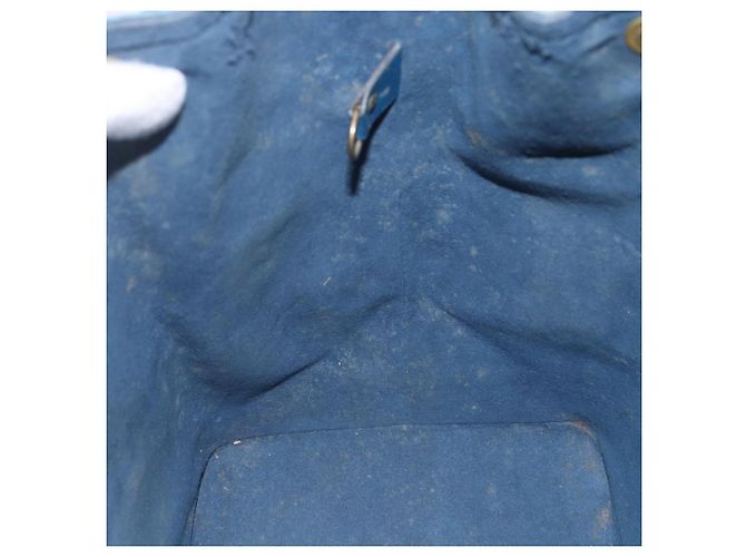 Noe LOUIS VUITTON Borsa a Spalla Petit Noé Epi Blu M44105 LV Auth BA6420 - vista 20