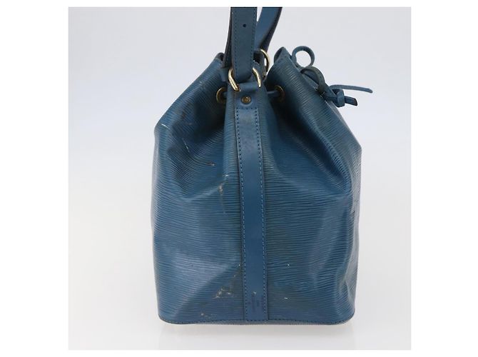 Noe LOUIS VUITTON Borsa a Spalla Petit Noé Epi Blu M44105 LV Auth BA6420 - vista 3