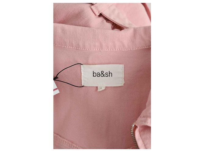 Bash Macacão de algodão rosa - vista 5