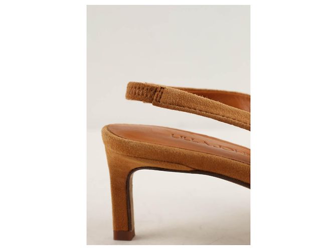 Ulla Johnson Camelfarbene Wildleder-Absatzschuhe Kamel - Ansicht 2