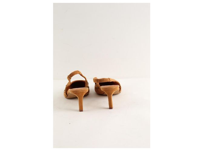 Ulla Johnson Camelfarbene Wildleder-Absatzschuhe Kamel - Ansicht 5