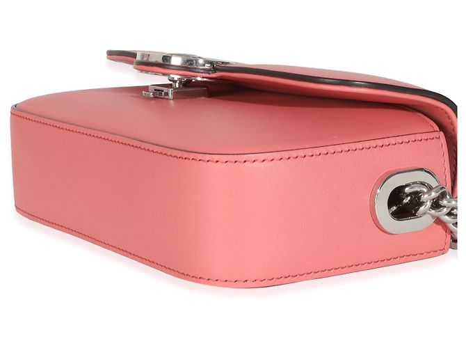 Borsa a spalla piccola GG Senna in pelle di vitello rosa di Gucci - vista 7