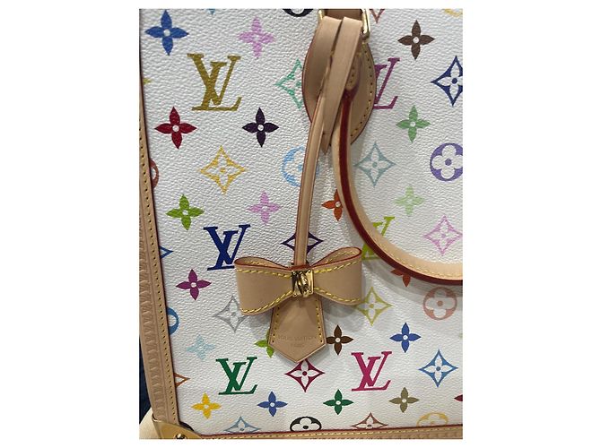 Onthego Louis Vuitton ON-THE-GO MURAKAMI M13079 Bianco - vista 2