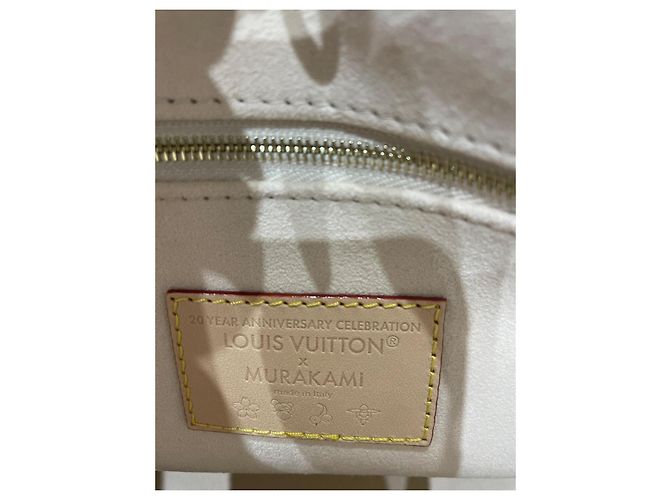 Onthego Louis Vuitton ON-THE-GO MURAKAMI M13079 Bianco - vista 6