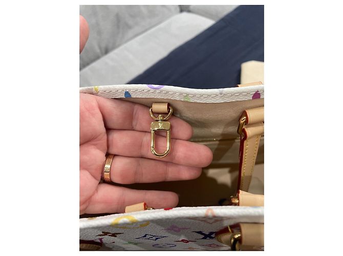 Onthego Louis Vuitton ON-THE-GO MURAKAMI M13079 Bianco - vista 8