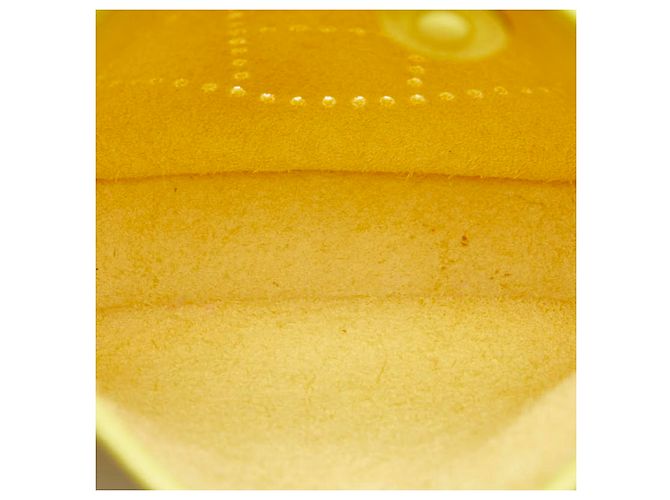 Borsa a spalla Hermès Evelyne TPM in Lime D'oro - vista 8