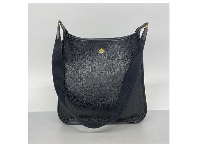 Borsa a Spalla Vespa PM Hermès Nero - vista 10