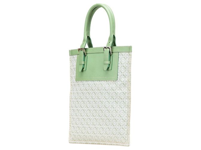 LOEWE Repeat Anagram Tote Bag Grün - Ansicht 2