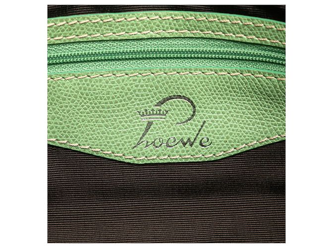 LOEWE Repeat Anagram Tote Bag Grün - Ansicht 9